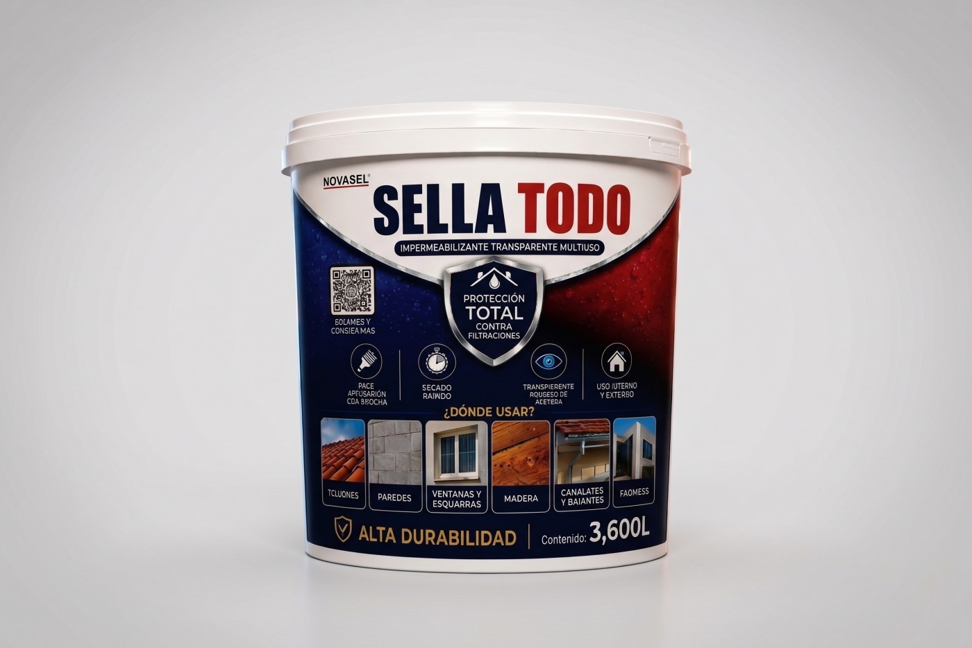 SELLA TODO 3.600 ML NOVASEL 